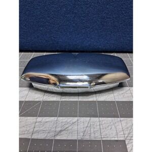 Milbern Vintage Chrome Lint Brush Silver Manual Roller Crumb Sweeper MCM